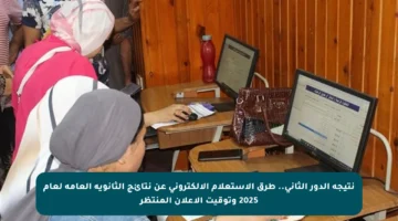 نتيجة الدور الثاني.. طرق الاستعلام الإلكتروني عن نتائج الثانوية العامة لعام 2025 وتوقيت الإعلان المنتظر